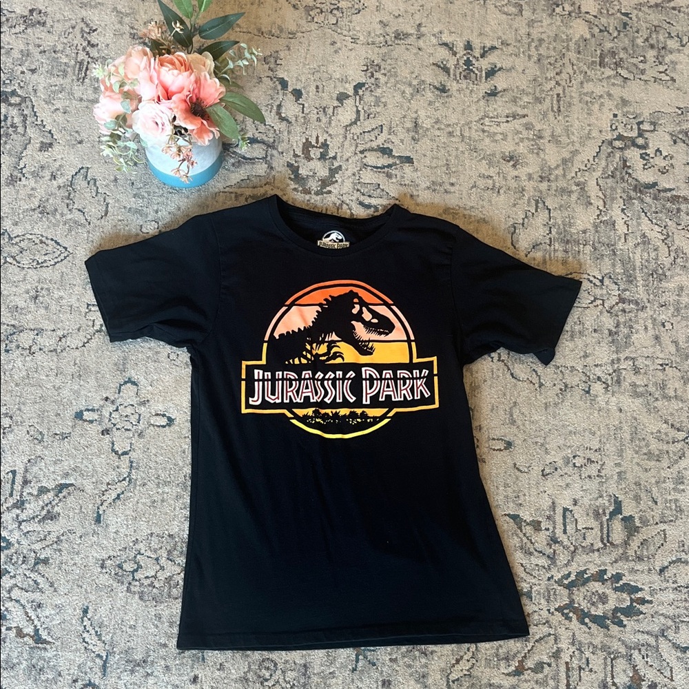Jurassic Park Black Women T-Shirt